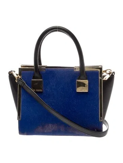 Pre-owned Ted Baker Leather Shoulder Bag In Multi
