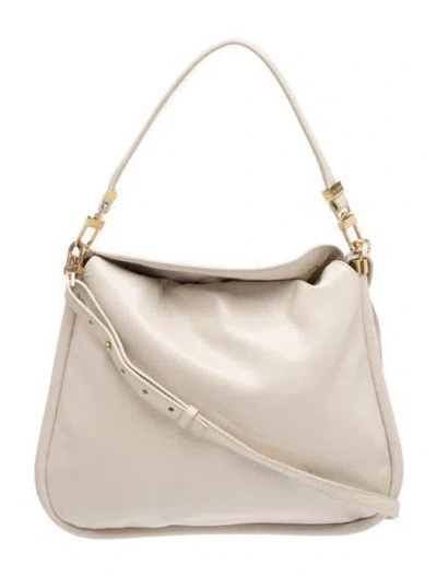 Pre-owned Ted Baker Leather Shoulder Bag In Neutral