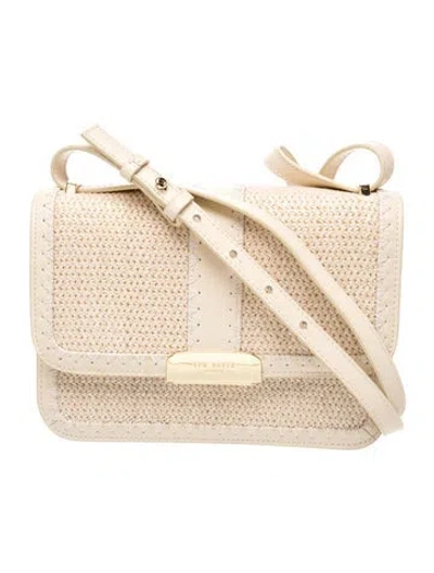 Pre-owned Ted Baker Leather Shoulder Bag In Neutrals