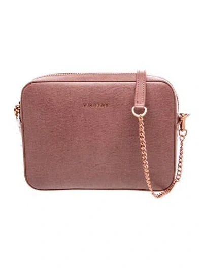 Pre-owned Ted Baker Leather Shoulder Bag In Pink