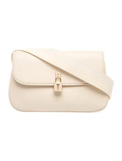 Pre-owned Ted Baker Leather Shoulder Bag W/ Tags In Neutrals