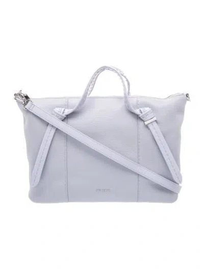 Pre-owned Ted Baker Leather Top Handle Bag In Blue