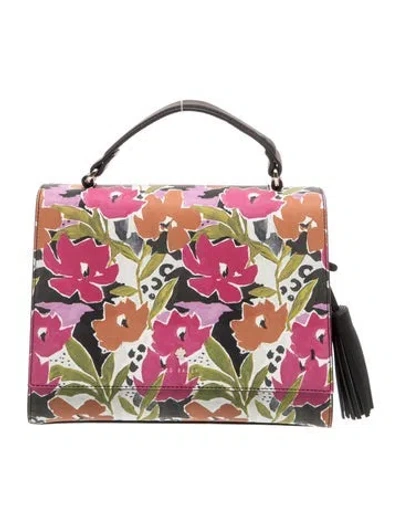 Pre-owned Ted Baker Leather Top Handle Bag In Multi