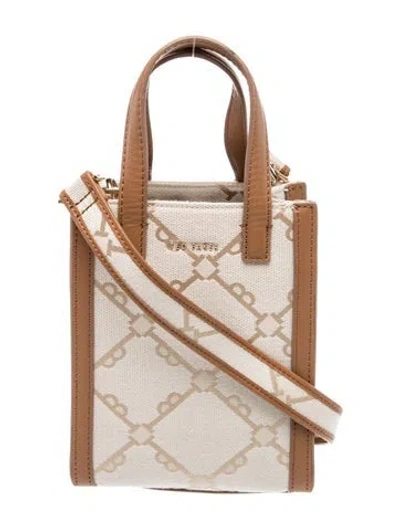 Pre-owned Ted Baker Leather Top Handle Bag In Neutral