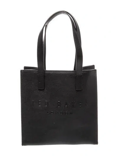 Pre-owned Ted Baker Leather Tote In Black