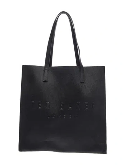 Pre-owned Ted Baker Leather Tote In Black