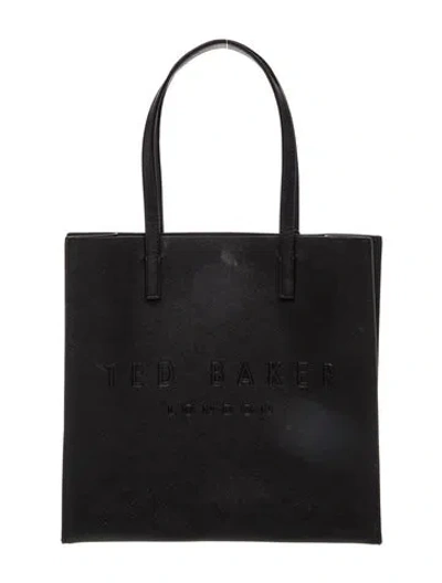 Pre-owned Ted Baker Leather Tote In Black