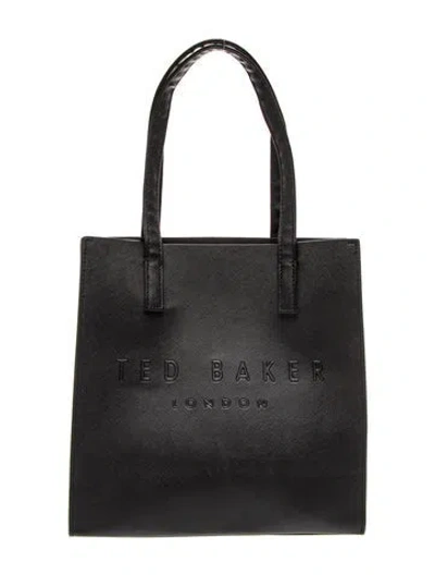 Pre-owned Ted Baker Leather Tote In Black