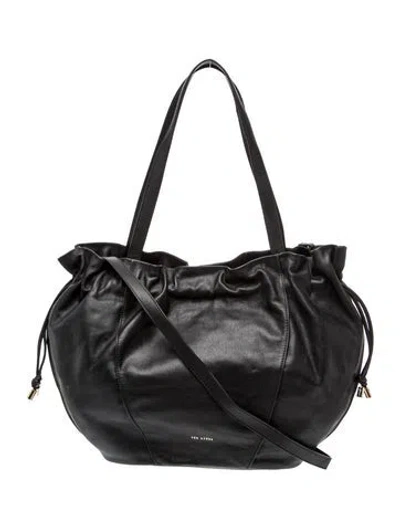 Pre-owned Ted Baker Leather Tote In Black