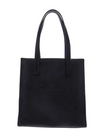 Pre-owned Ted Baker Leather Tote In Blue