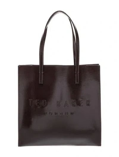 Pre-owned Ted Baker Leather Tote In Brown