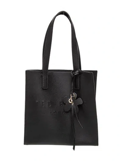 Pre-owned Ted Baker Leather Tote In Grey