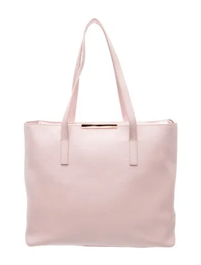 Pre-owned Ted Baker Leather Tote In Pink