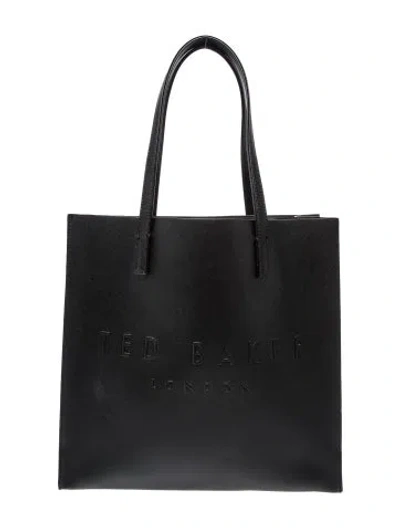 Pre-owned Ted Baker Leather Tote W/ Tags In Black