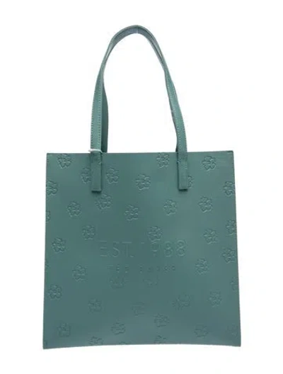 Pre-owned Ted Baker Leather Tote W/ Tags In Blue