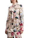 Ted Baker Leeyaa Floral Print Blouse