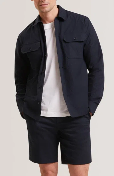 Ted Baker Levon Shirt Jacket In Blue