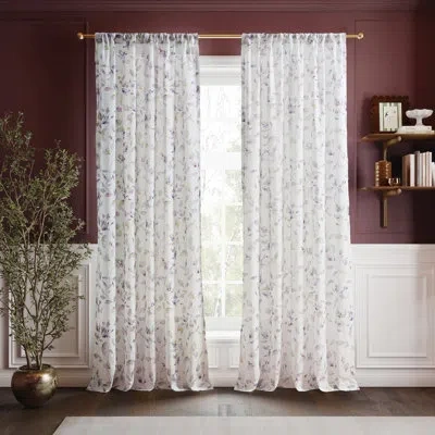 Ted Baker Lilac Print Multi 50 Curtain Panel Pair (set Of 2) In Other