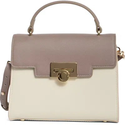 Ted Baker Lili 2.0 Faux Leather Crossbody Bag In Zinc Multi Synthetic Epi