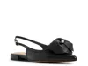 Ted Baker London Lili Rose Pointed Toe Slingback Flat In Black