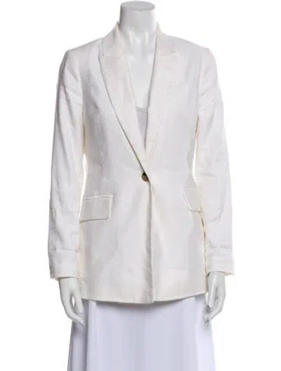 Pre-owned Ted Baker Linen Blazer In Pink