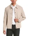 Ted Baker Linen-blend Jacket In Brown