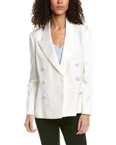 Ted Baker Linen-blend Jacket In White