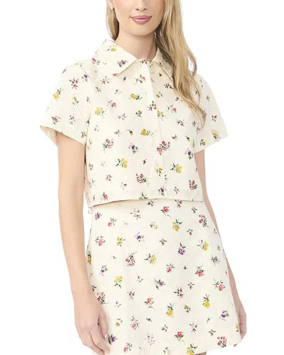 Ted Baker Liz Top In 118-vanilla Ice