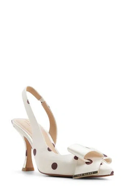 Ted Baker Lola Bow Half D'orsay Slingback Pump