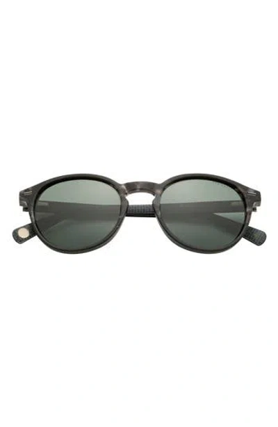 Ted Baker London 50mm Polarized Round Sunglasses In Grey