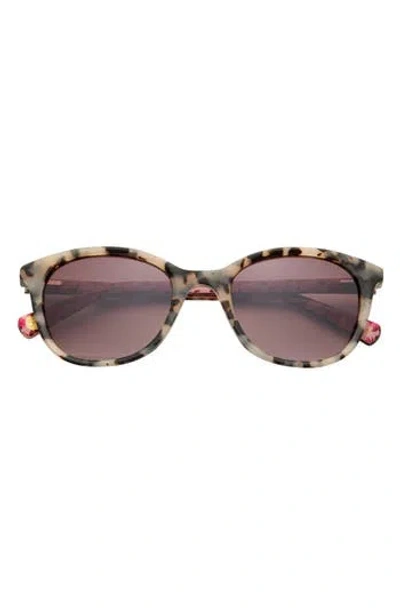 Ted Baker London 51mm Gradient Modified Round Sunglasses