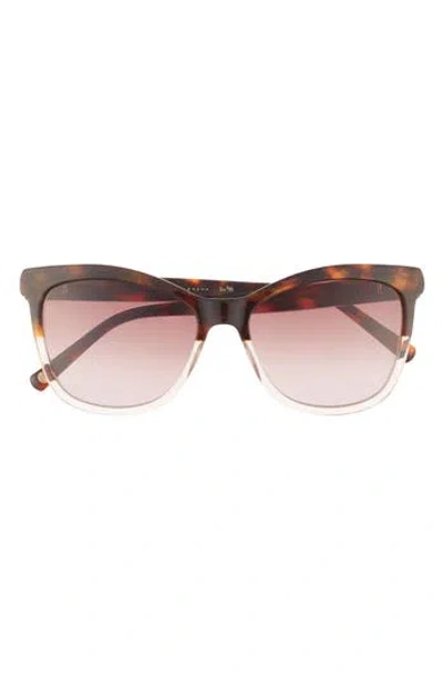 Ted Baker London 54mm Full Rim Cat-eye Sunglasses In Red