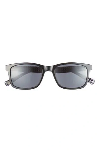 Ted Baker London 54mm Polarized Square Sunglasses In Black