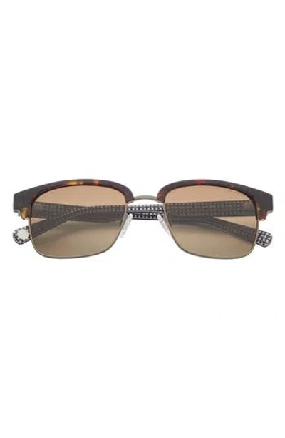 Ted Baker London 54mm Retro Square Sunglasses In Tortoise
