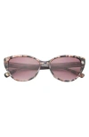 Ted Baker London 55mm Cat Eye Sunglasses In Tortoise