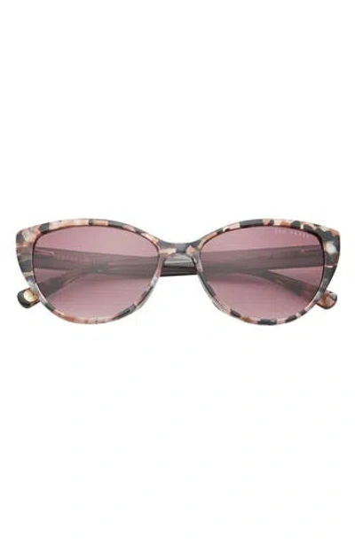 Ted Baker London 55mm Cat Eye Sunglasses In Brown