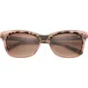 Ted Baker London 55mm Gradient Cat Eye Sunglasses In Brown