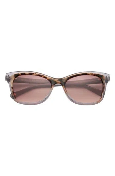 Ted Baker London 55mm Gradient Cat Eye Sunglasses In Brown