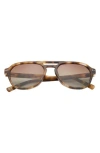 TED BAKER TED BAKER LONDON 55MM POLARIZED AVIATOR SUNGLASSES