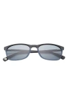 Ted Baker London 55mm Polarized Rectangle Sunglasses In Blue