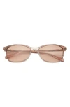 Ted Baker London 56mm Full Rim Rectangle Sunglasses In Blush