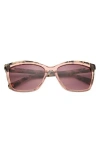 Ted Baker London 56mm Gradient Square Sunglasses In Brown