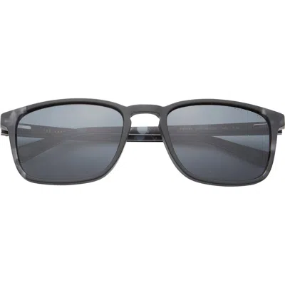 Ted Baker London 56mm Polarized Square Sunglasses In Black