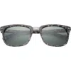 Ted Baker London 56mm Polarized Square Sunglasses In Grey
