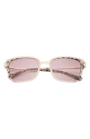 Ted Baker London 56mm Square Sunglasses In Blush