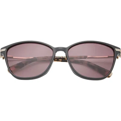 Ted Baker London 57mm Cat Eye Sunglasses In Black