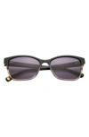 Ted Baker London 57mm Rectangular Sunglasses In Black