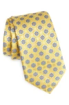Ted Baker London Albion Florette Silk Blend Tie In Yellow