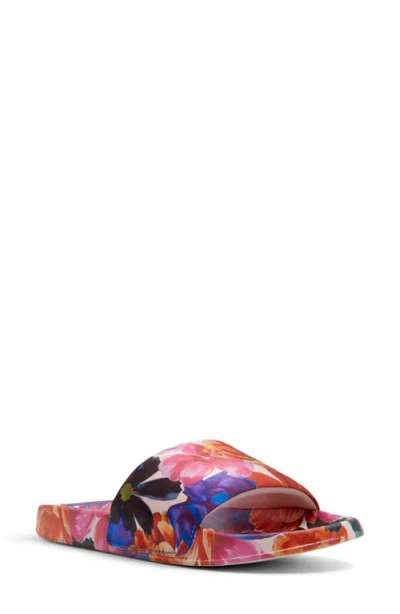 Ted Baker London Ally Slide Sandal In Pink Multicolor