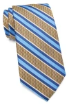 Ted Baker London Benhill Textured Stripe Silk Blend Tie In Multi